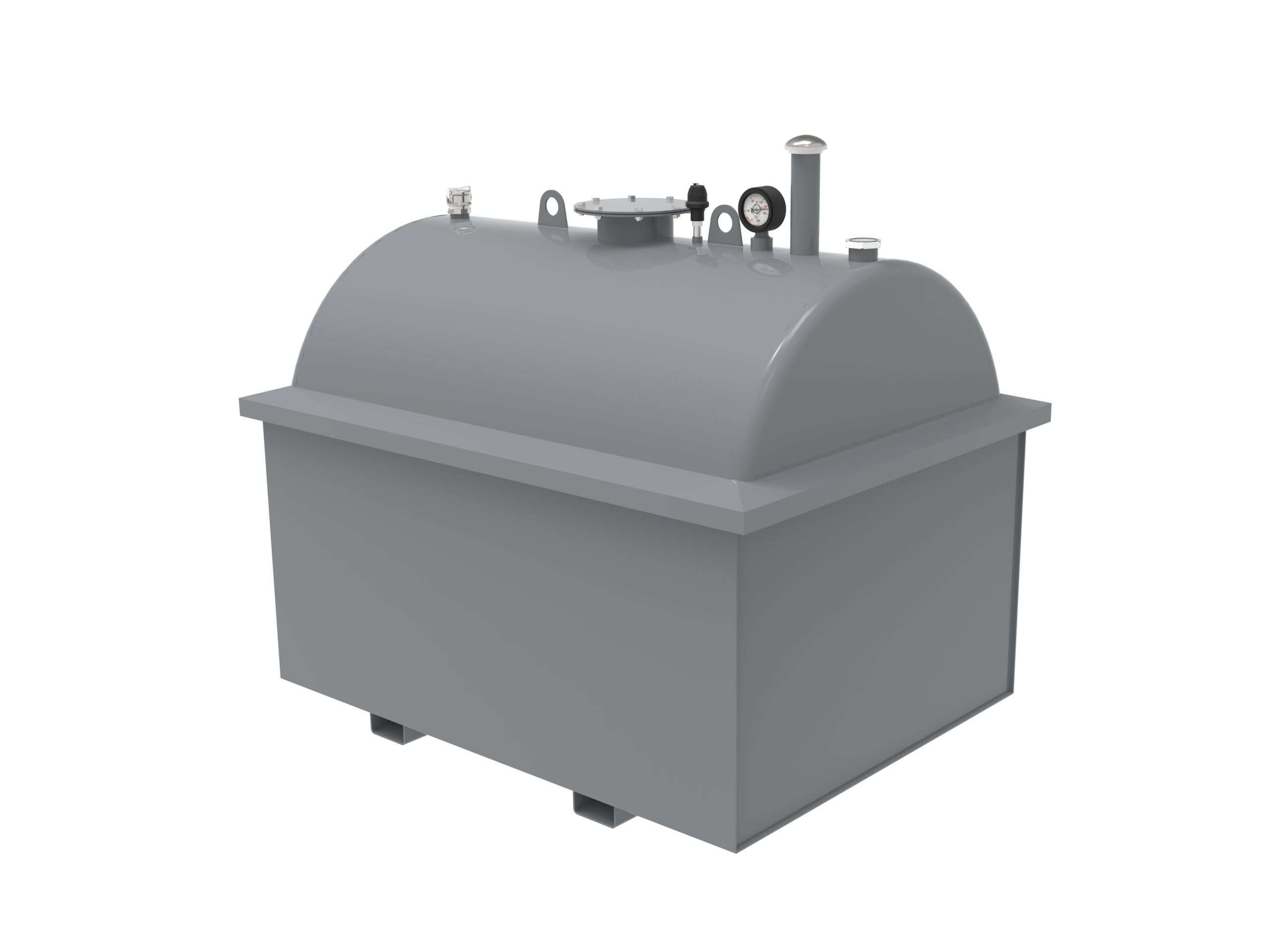 Polttoainesäiliö 1450 l 100% valuma-altaalla