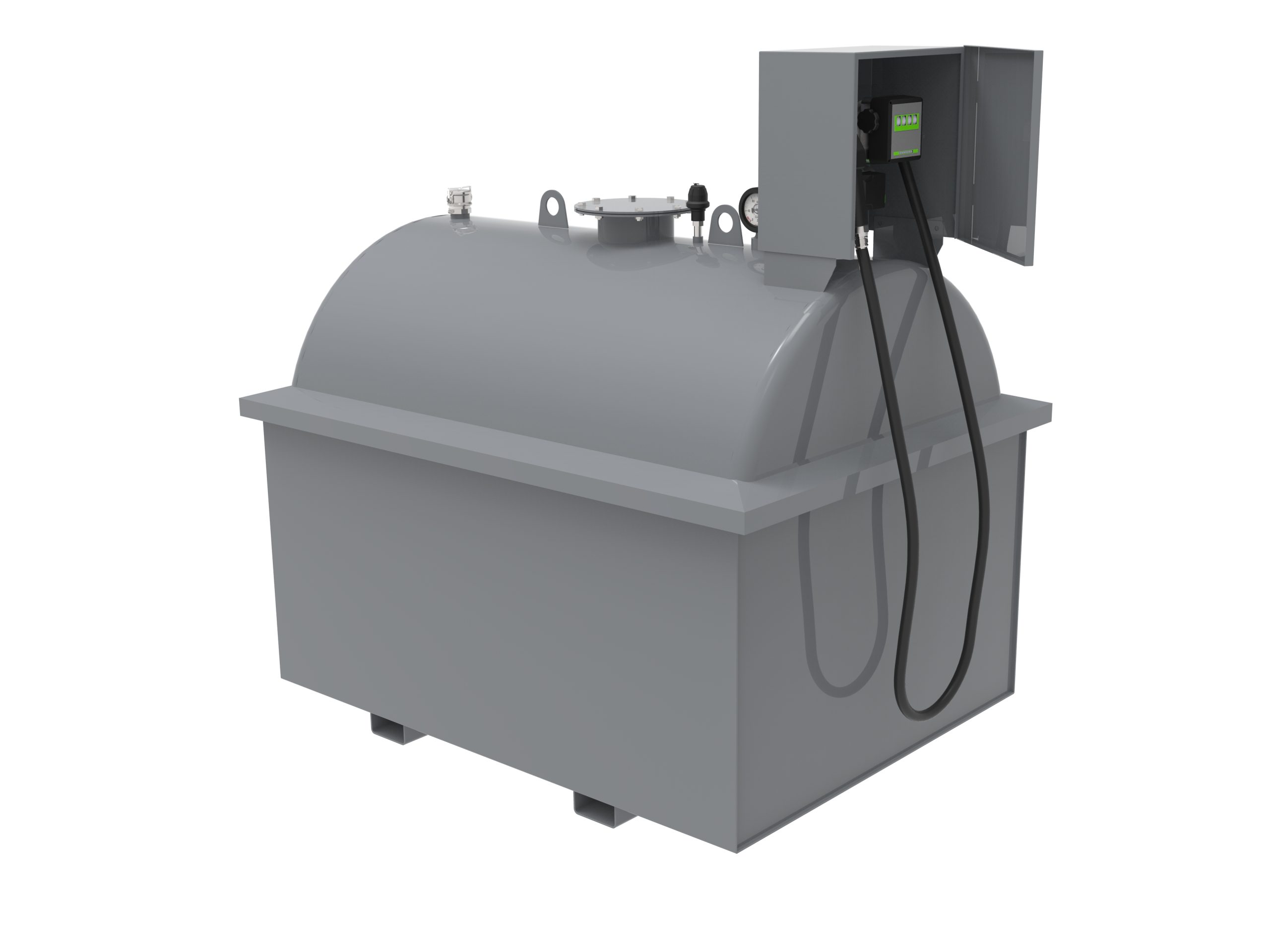 Polttoainesäiliö 1450 l 100% valuma-altaalla