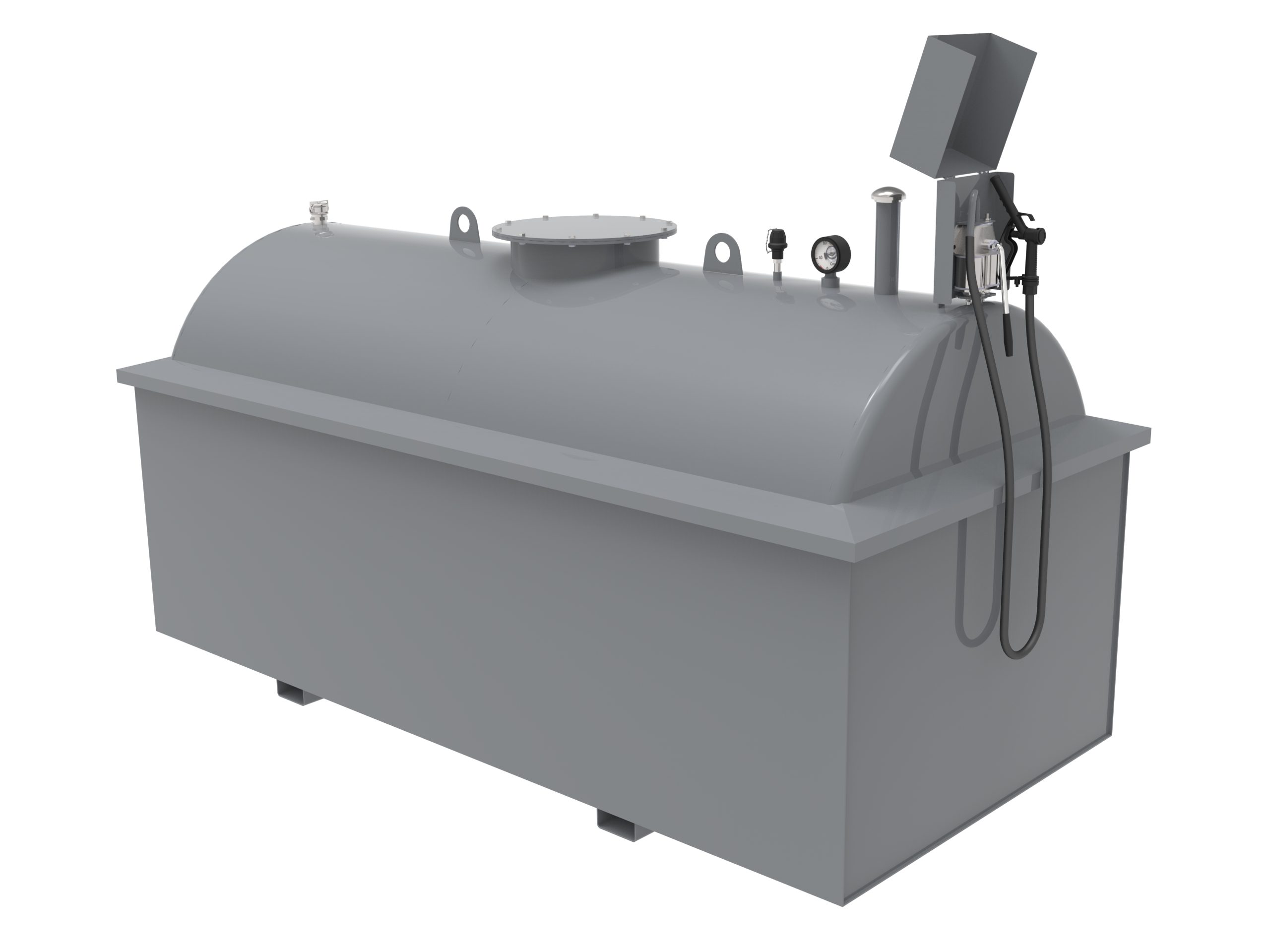 Polttoainesäiliö 5000 l 100% valuma-altaalla