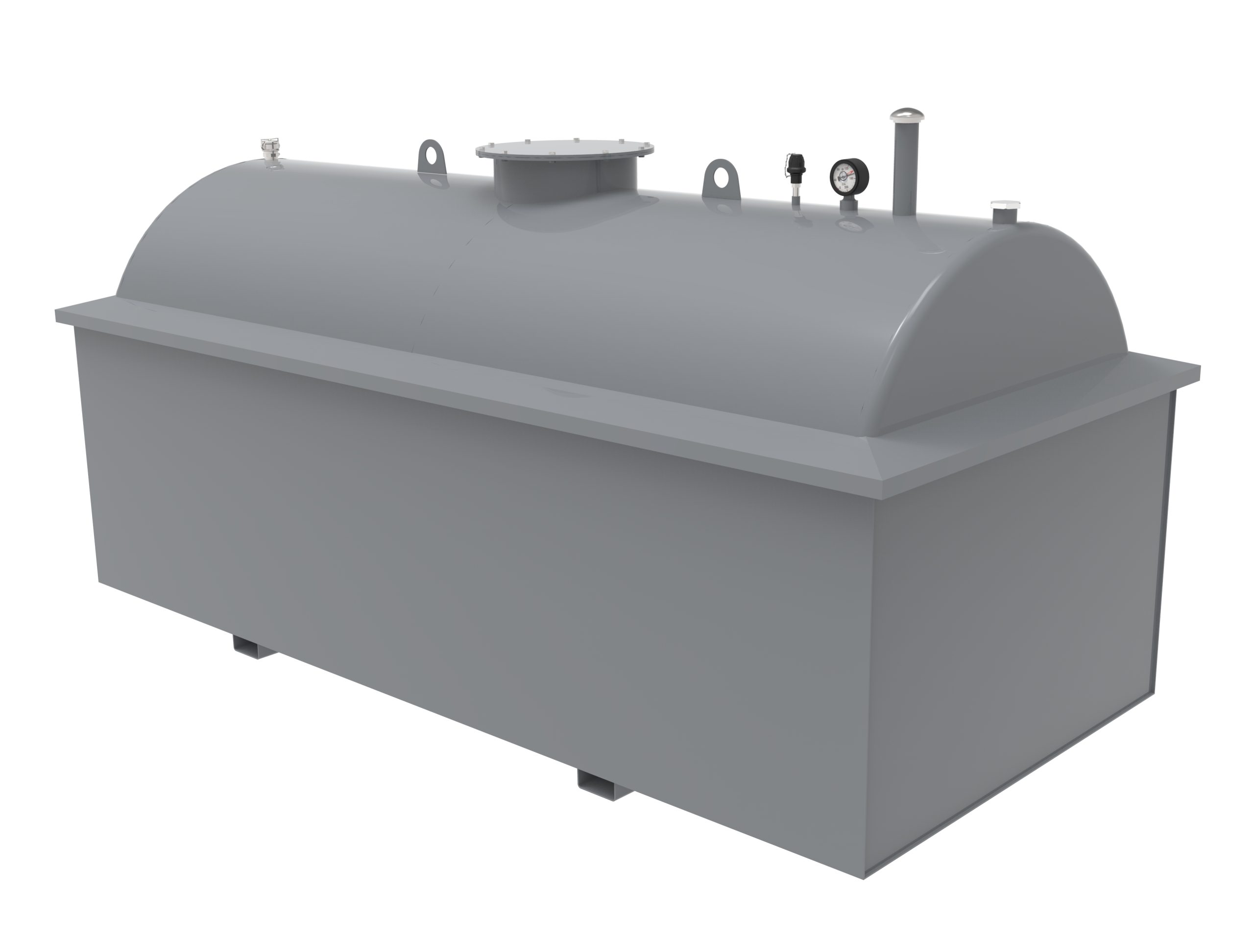 Polttoainesäiliö 7000 l 100% valuma-altaalla