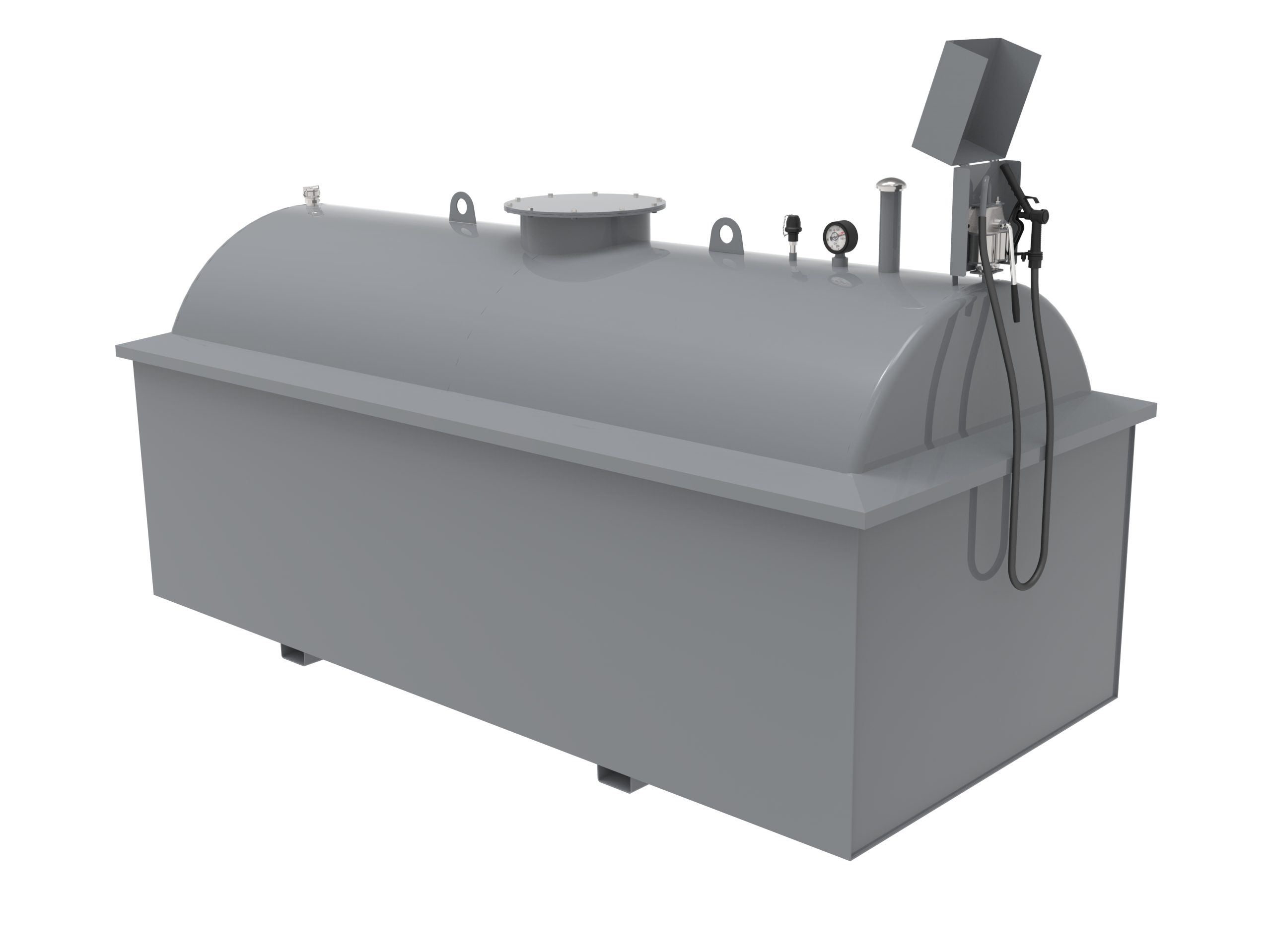 Polttoainesäiliö 7000 l 100% valuma-altaalla