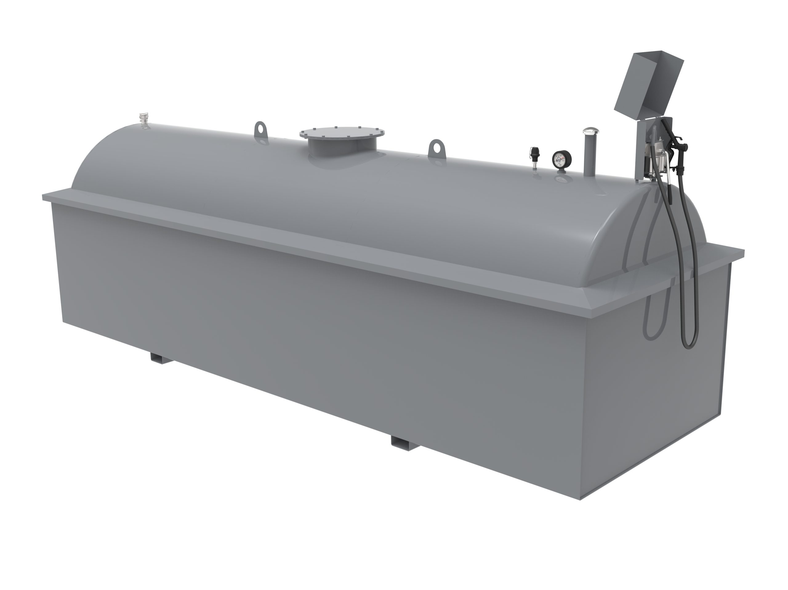 Polttoainesäiliö 9900 l 100% valuma-altaalla